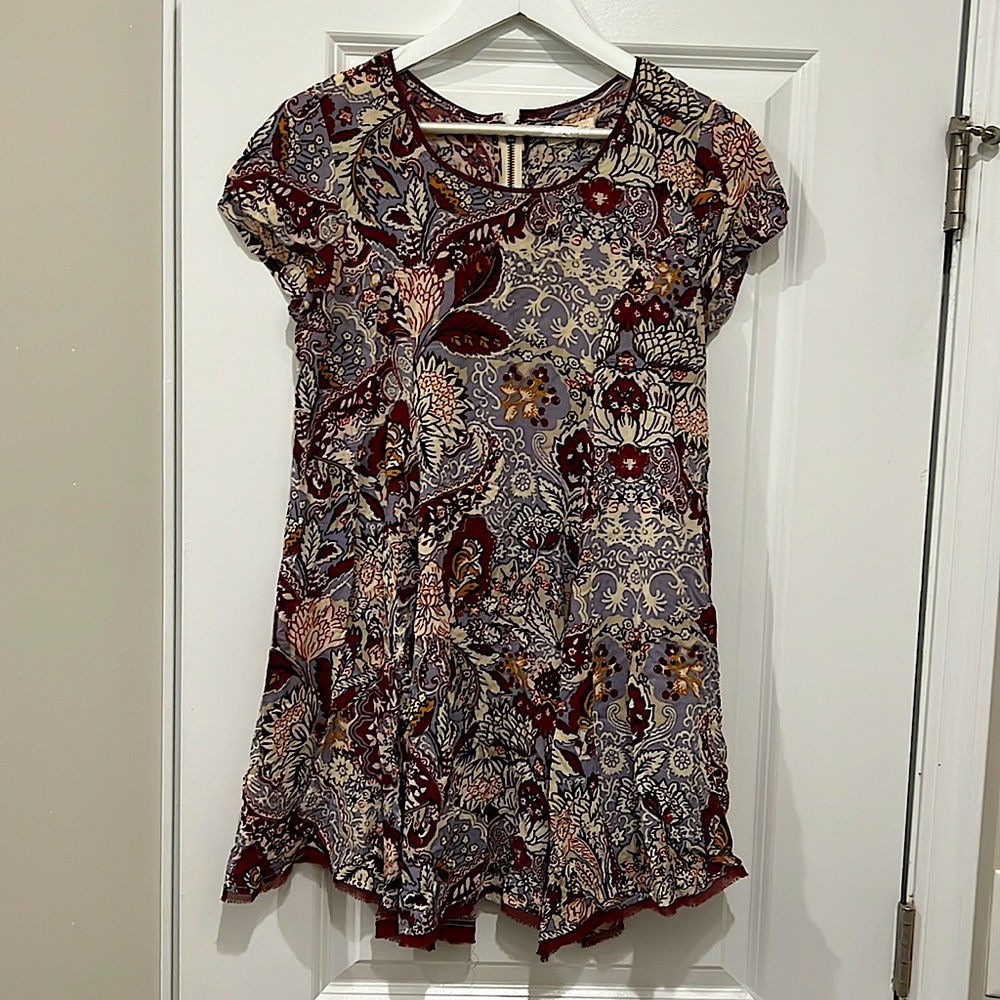 Silence + Noise Small Paisley Shirt Dress. Lightly used.